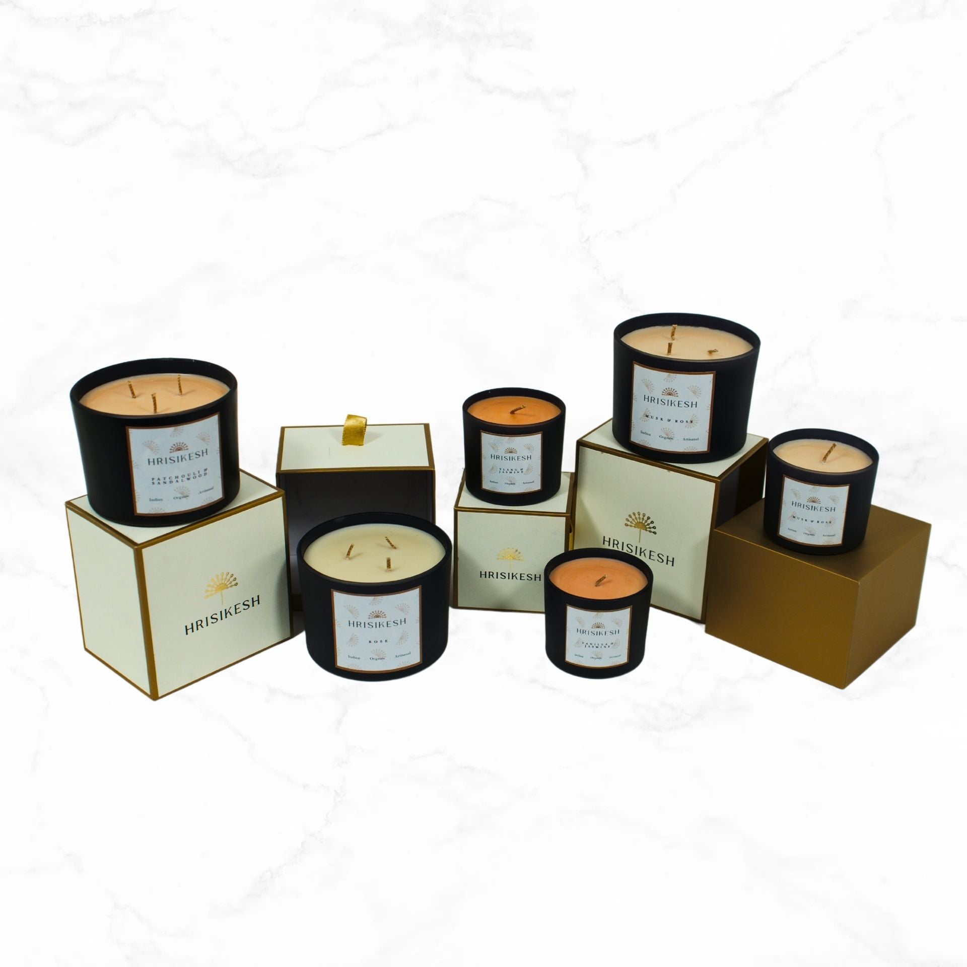 Sandalwood & Patchouli Scented Candles