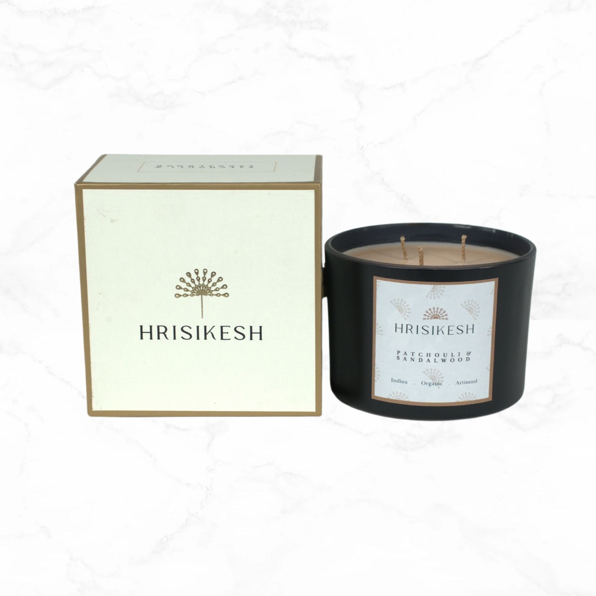 Sandalwood & Patchouli Scented Candles